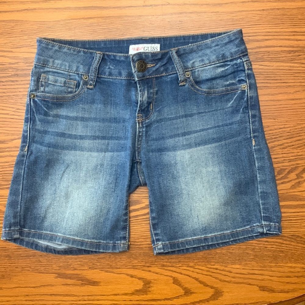 Guess Blue Jean Shorts Size 25
